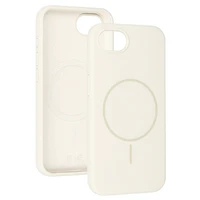 Magnetinis plonas silikoninis dėklas Iphone 16e akmens spalva