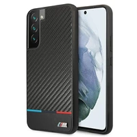 Dėklas telefonui BMW M Collection Triangles Case Samsung Galaxy S22+ - juodas