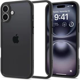 Spigen Ultra Hybrid dėklas telefonui iPhone 16 Plus - matinė juoda