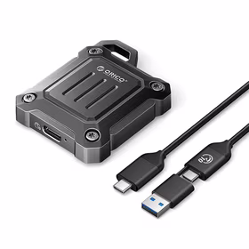 "Orico XAM2 M.2 2230 USB-C 3.2 taktinė sustiprinta diskų įkrova - juoda