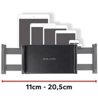 Blavec Automobilinis laikiklis BH-18 ant galvos atlošo (BH18-HRB) - juodas