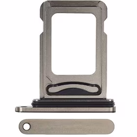 SIM kortelės laikiklis skirtas iPhone 15 Pro/15 Pro Max Dual SIM Natural Titanium ORG