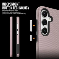 Dėklas Perfectionists Triangle Case Samsung A566 A56 5G rožinio aukso