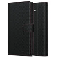 TECH-PROTECT WALLET RS IPHONE 16E JUODAS/RAUDONAS Tech-Protect Wallet dėklas telefonui iPhone 16e - juodas