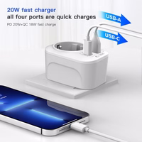 Tech-Protect TA100 UK adapteris baltas