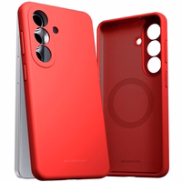 Dėklas Mercury Pure Magsafe Silicon Case Samsung A576 A57 5G raudonas