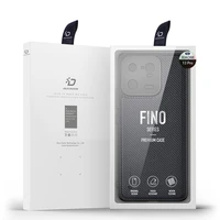 Dux Ducis Fino dėklas Xiaomi 13 Pro su silikoniniu rėmeliu pilkas