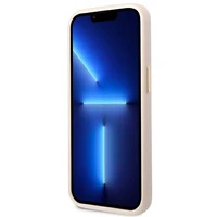 Guess 4G Vintage Gold Logo dėklas iPhone 14 Pro Max - rožinis