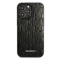 Karl Lagerfeld KLHCP13LMNMP1K iPhone 13 Pro / 13 6.1" dėklas telefonui (m) juodas / juodas Monogramos plokštelė