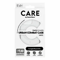 CARE by PanzerGlass Urban Combat dėklas MagSafe iPhone 15 Pro - baltas