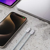 Dudao L6C USB-C - USB-C PD 30W kabelis 2m - šviesiai mėlynas