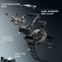 Supcase Unicorn Beetle Ore dėklas Apple Watch Ultra 1 / 2 49mm - Juodas