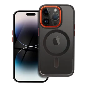 COLOR EDGE MAG COVER dėklas telefonui suderinamas su Magnetiniu IPHONE 14 Pro juoda auksinė