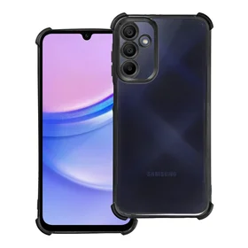 Dėklas telefonui ANTISHOCK ELECTRO skirtas SAMSUNG A15, juodas