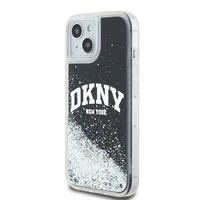 DKNY Liquid Glitter Big Logo iPhone 14/15/13 Dėklas telefonui (m) - juodas (m)
