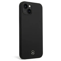 Mercedes Silicone Line dėklas iPhone 14 Plus - juodas