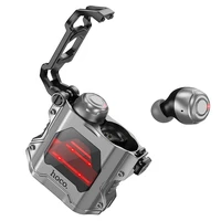 HOCO belaidės bluetooth ausinės TWS EW33 kosminė pilka