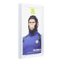 5D Mr. Monkey Armor kameros stiklas (karštas lenkimas) - Samsung Galaxy S24 / S25 juodas