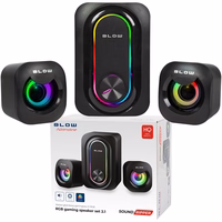 2.1 kompiuterinių žaidimų garsiakalbiai su žemųjų dažnių garsiakalbiu