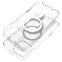 Skaidrus dėklas 2 mm IPHONE 16 Plus suderinamas su Magnetine (kameros apsauga) permatomas