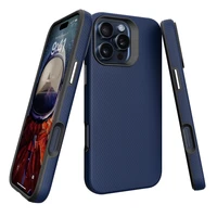 Dėklas Perfectionists Triangle Mag Case Apple iPhone 14 Pro tamsiai mėlynas