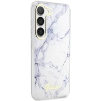 Guess GUHCS23SPCUMAH S23 S911 baltas/baltas kietas dėklas Marble
