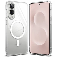 Ringke Fusion magnetinis dėklas telefonui MagSafe Samsung Galaxy S25 Edge - skaidrus