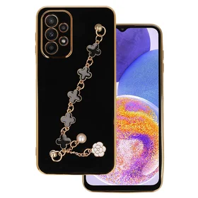 Dėklas telefonui Samsung Galaxy A23 4G/5G dizainas 3 juodas