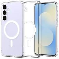 Spigen Ultra Hybrid Magnētinis MagSafe dėklas Samsung Galaxy S25 FE - skaidrus ir baltas