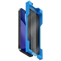 Uniq Optix Exofit Privatumo grūdintas apsauginis stiklas iPhone 17 Pro su aplikatoriumi