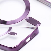 ELECTRO MAG COVER dėklas suderinamas su Magnetine IPHONE 17 Pro Max tamsiai violetinė