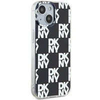 DKNY IML languotas mono raštas dėklas telefonui iPhone 15 Plus / 14 Plus - juodas