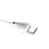 Dudao kabelis USB Type C 2.1A 1m baltas (L4T 1m baltas)