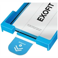 Uniq Optix Exofit Vivid grūdintas apsauginis stiklas iPhone 17 Pro Max su aplikatoriumi