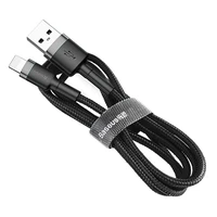 Baseus kabelis Cafule USB - Lightning 3,0 m 1,5A pilkas-juodas