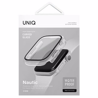 Uniq dėklas Nautic Apple Watch Series 7/8/9 45mm skaidrus/balandžio skaidrus