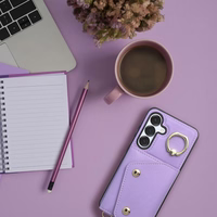 Dėklas telefonui (m) WONDER skirtas SAMSUNG A15 5G - violetinis