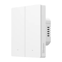 SONOFF M5-2C-80W WiFi Matter išmanusis sieninis jungiklis (2 kanalai, rėmeliui)