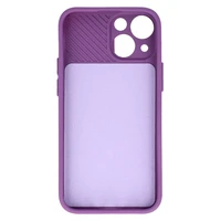 Camshield Soft dėklas iPhone 15 Plus violetinis