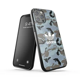 Adidas OR SnapCase Camo dėklas telefonui iPhone 12 Pro Max - mėlynas ir juodas