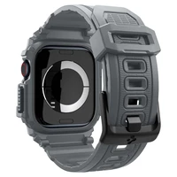 Spigen Rugged Armor dėklas Apple Watch 10 46mm laikrodžiui - pilkas