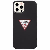 Guess GUHCP12LPCUCTLBK iPhone 12 Pro Max 6.7" juodas kietas dėklas Triangle kolekcija