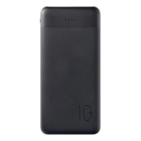 VEGER Išorinė baterija 10000 mAh PD QC3.0 2A 20W A11S (W1133S) juoda