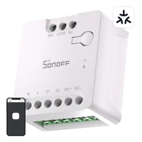 SONOFF MINI-D išmanusis WiFi Matter jungiklis (AC/DC 12-48V, sausas kontaktas)