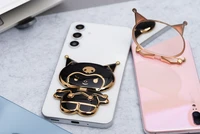 DOLL telefono stovas - lipnus - juodas