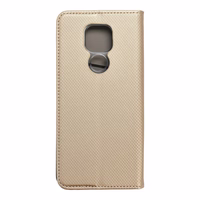 SMART CASE Knyga MOTOROLA E7 PLUS / G9 PLAY / G9 auksinė