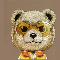 Nimmy Cool&Cute 2.0 Meškių teminis dėklas telefonui iPhone 17 - smėlinas