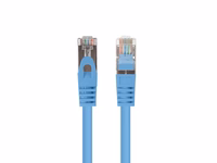 PATCHCORD KAT.6 UTP 0.5M mėlynas FLUKE PASSED LANBERG 10-PACK