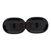 Išorinė baterija VEGER 2 x 5000 mAh su rankų šildytuvu 2,4A 2 vnt juoda ir sidabrinė