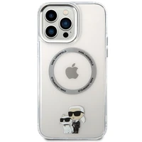 Karl Lagerfeld KKLHMP13XHNKCIT iPhone 13 Pro Max 6.7" hardcase permatomas Iconic Karl&Choupette Magsafe